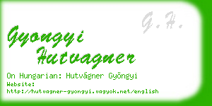 gyongyi hutvagner business card